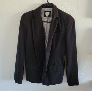 Women's A New Day Fitted Black Blazer